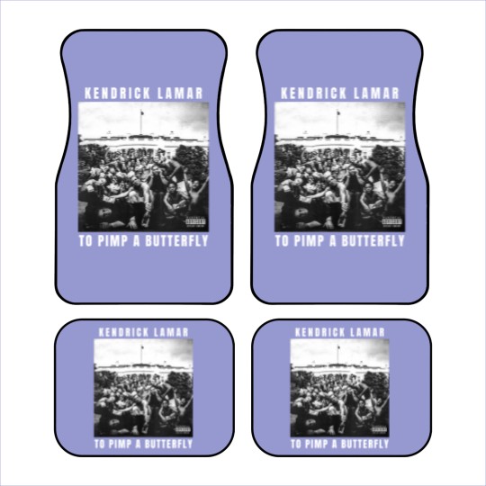Discover Vintage Rapper Kendrick Lamar To Pimp A Butterfly Album Graphic Car Mats