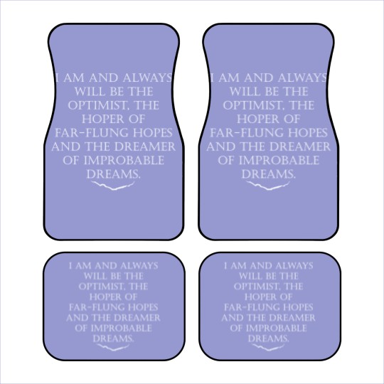 Discover 9th Doctor Quotes Car Mats