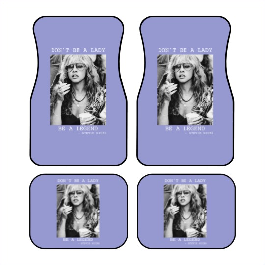 Discover Don't Be A Lady Be A Legend Car Mats, Vintage Stevie Nicks Car Mats