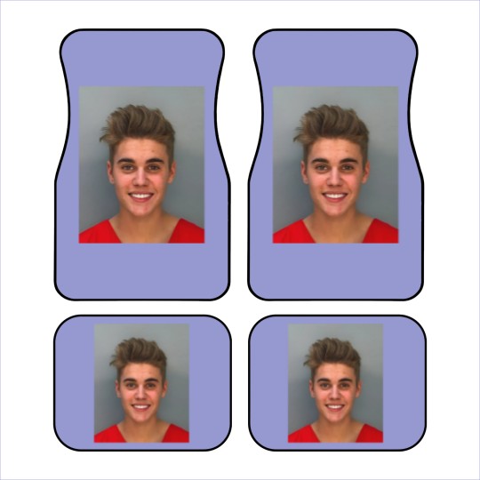 Discover Justin Bieber Mugshot Car Mats, Justin Bieber Car Mats