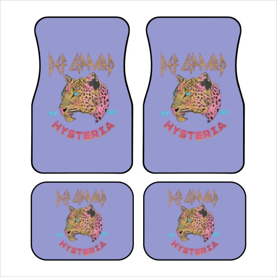Discover Vintage 80's Rock Band Car Mats Car Mats Leppard  Car Mats Rock and Roll Leopard