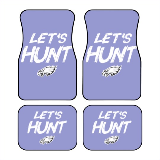 Discover Let's Hunt Eagles Football Design Car Mats, Philadelphia Car Mats