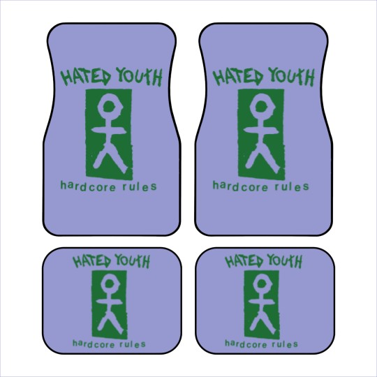 Discover Hated Youth Car Mats Vintage Rock Punk Car Mats