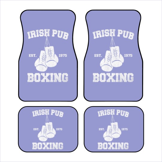 Discover Vintage Irish Pub Est 1975 Boxing Day Tees Car Mats