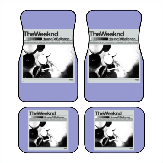 Discover Weeknds - House Of Balloons Car Mats