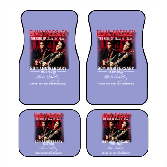 Discover Elvis Presley Car Mats, Elvis 90th Anniversary Car Mats, The King Of Rock Car Mats
