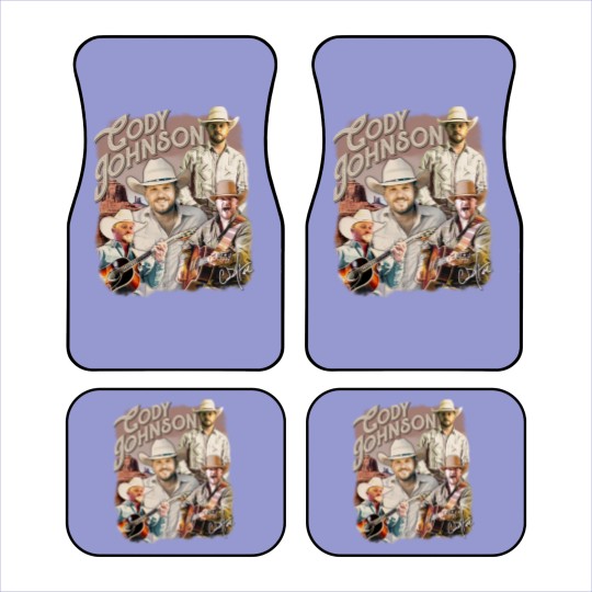Discover Vintage Cody Johnsonn Car Mats, The Leather Tour 2024 Car Mats