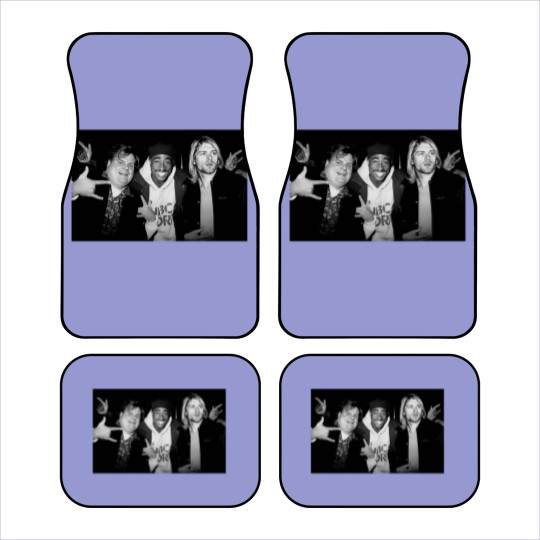 Discover Chris Farley Kurt Cobain Tupac Unisex Car Mats