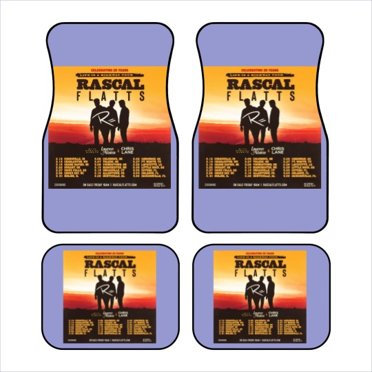 Discover Rascal Flatts Anniversary Life is a Highway Car Mats