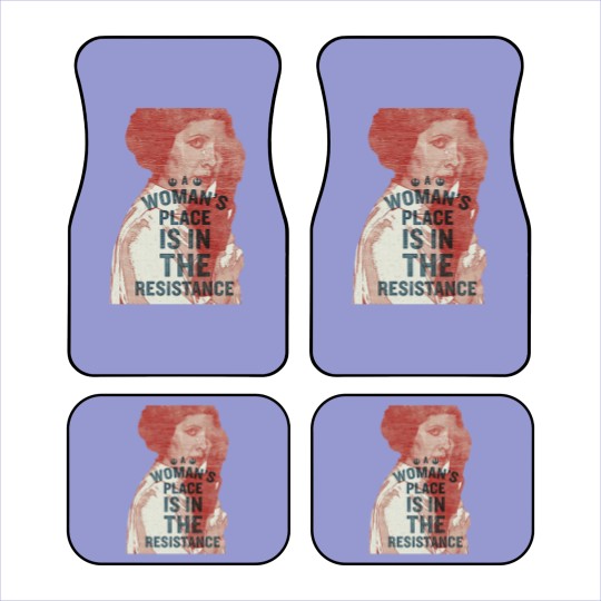 Discover Woman’s Place Is In The Resistance Feminist Car Mats