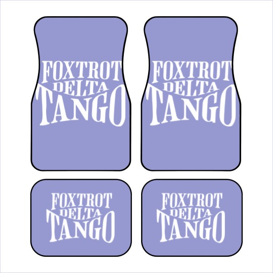 Discover Foxtrot Delta Tango Subtle FDT Car Mats