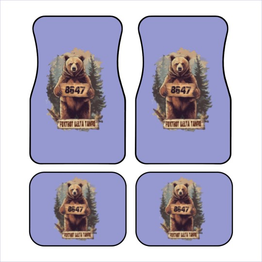 Discover FDT Resist Bear Car Mats, Foxtrot Delta Tango anti Trump Car Mats, National Parks