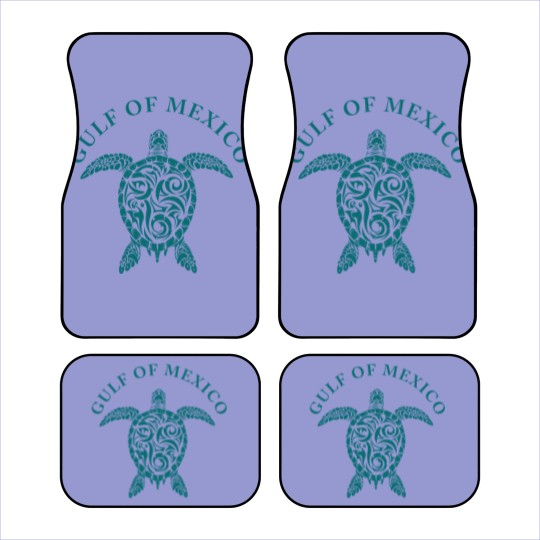 Discover Gulf of Mexico Car Mats,  Turtle Car Mats, Stay Salty & Resist Car Mats