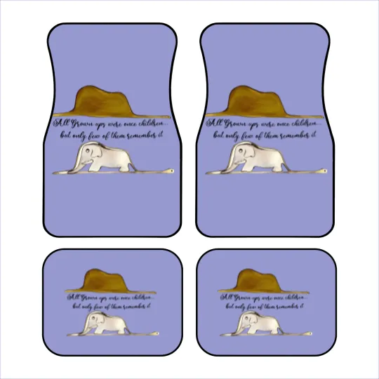 Discover Le Petit Prince Car Mats, Little Prince Car Mats, Boa Elephant or Hat Car Mats, Prince and Fox Car Mats