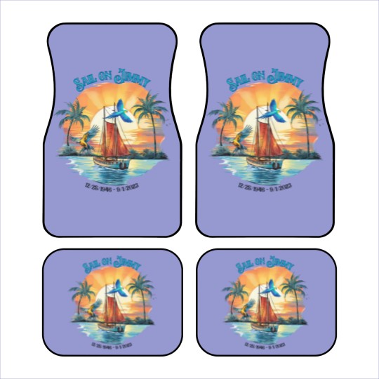 Discover Jimmy Buffett Memorial Car Mats, Jimmy Buffett Quote Car Mats, Rock Music Car Mats