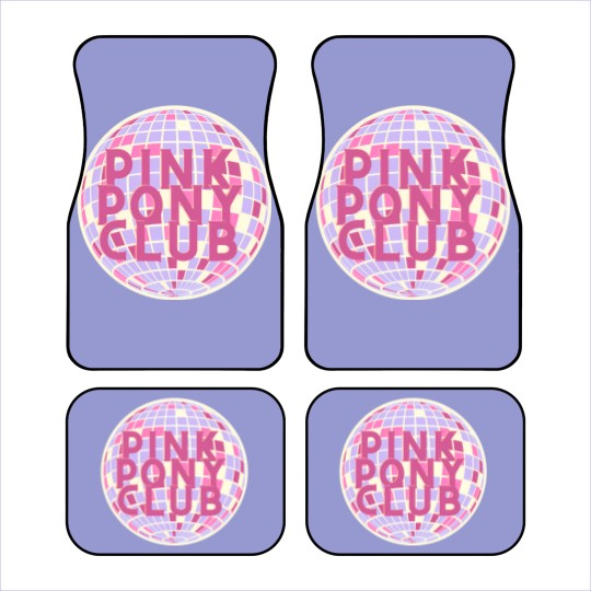 Discover Pink Pony Club Disco Car Mats