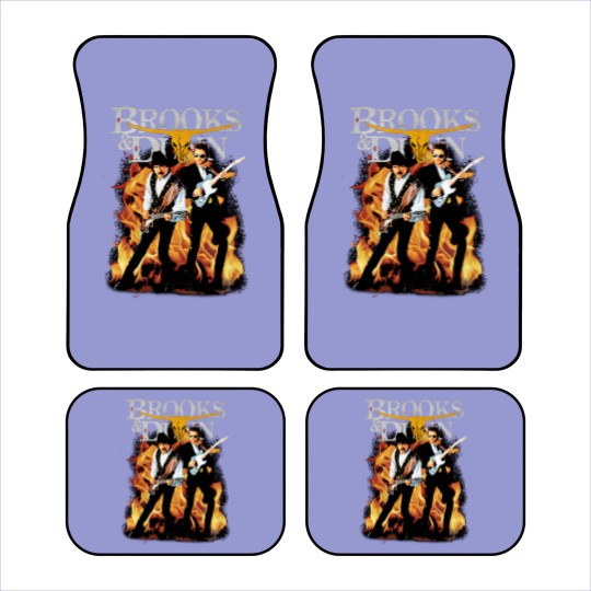 Discover Brooks And Dunn Car Mats, Vintage Country Concert Unisex Car Mats