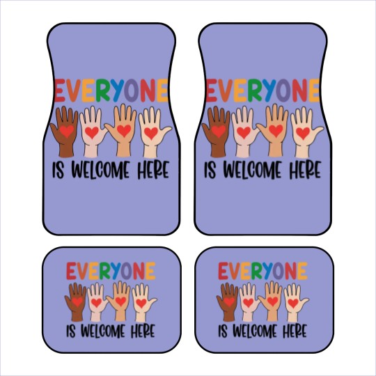 Discover Everyone Is Welcome Here Car Mats, Teacher Car Mats, Idaho Teacher