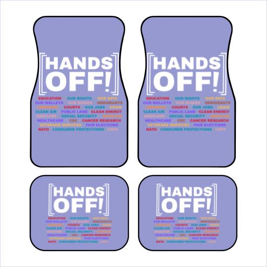 Discover Hands Off Car Mats, Hands Off Rally, Hands off social security