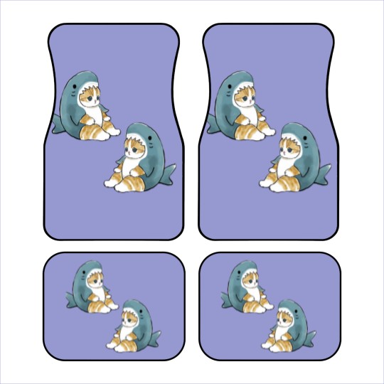 Discover mofu sand 004-2cute cat kitty meeeeow SHARK Car Mats