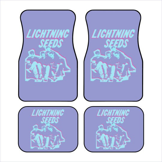 Discover Lightning Seeds Distressed Vintage Style 90s Classic Car Mats