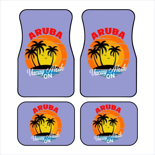 Discover Aruba Car Mats Aruba Vacation Car Mats
