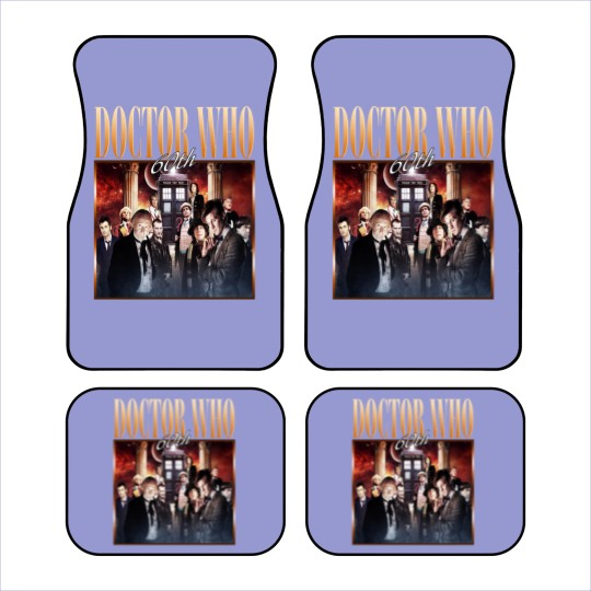 Discover Doctor Who 60th Anniversary 1963 ? 2023 Signature Thank You Car Mats, Trendy Car Mats