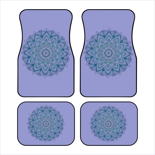 Discover Subtle Anti Trump Fascist FDT Mandala Political Car Mats