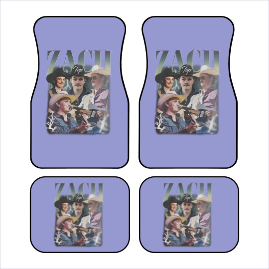 Discover Vintage Zach Top Country Music Festival 2025 Rap Car Mats, Singer Band king of country Car Mats