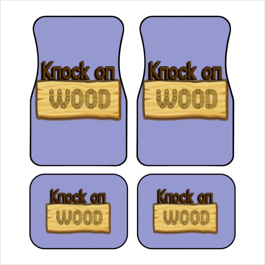 Discover kNOCK ON WOOD Car Mats