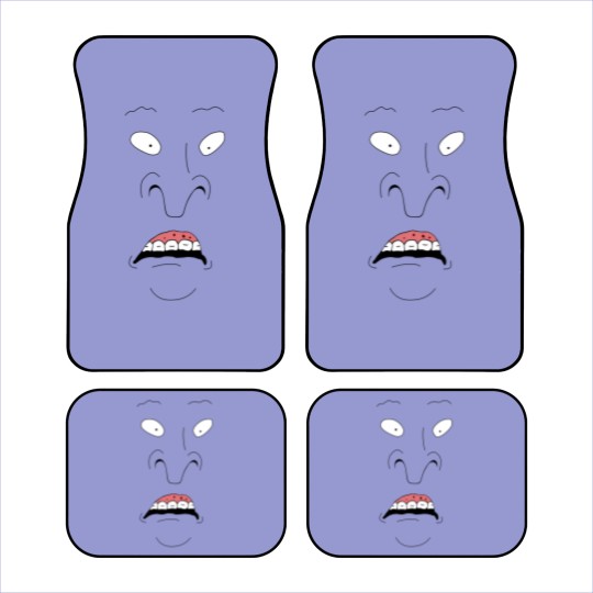 Discover Funny Beavis and Butthead Face - Beavis And Butthead - Car Mats