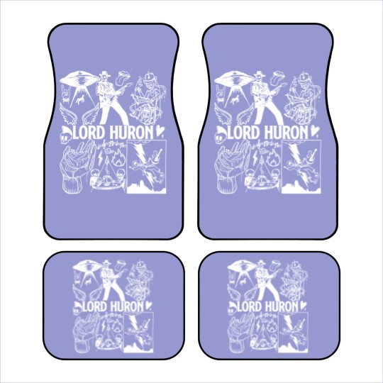 Discover Lord Huron Doodle Art Car Mats, Vintage Lord Huron Merch Car Mats