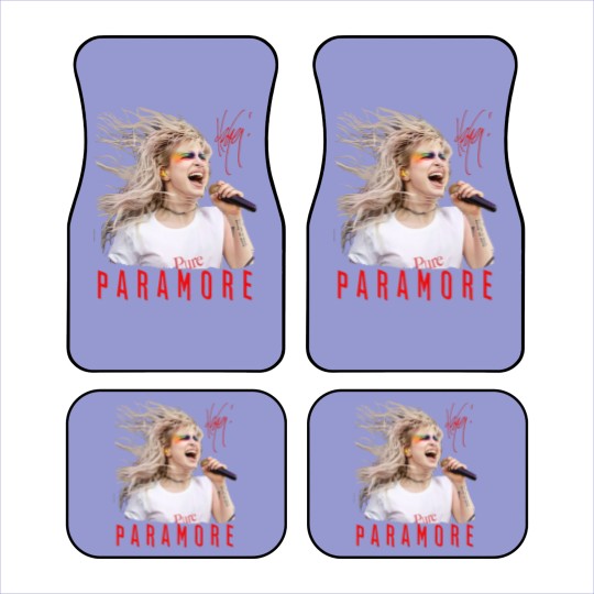 Discover Paramore Hayley Williams Car Mats, Music Tour 2023, Paramore Merch Car Mats