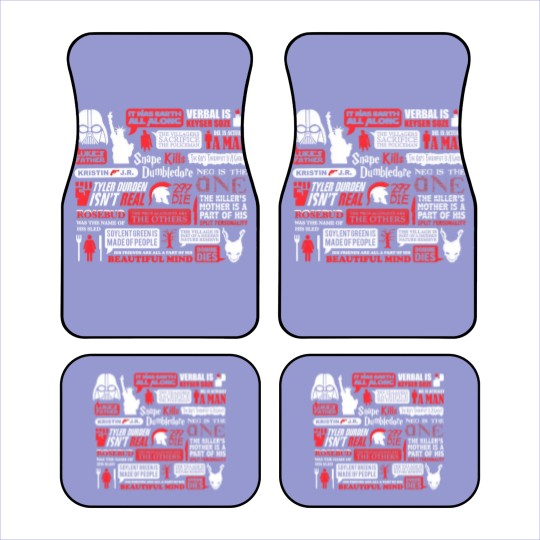 Discover Movie Spoilers Funny Car Mats, Men's Women's Sizes (wtb-094)