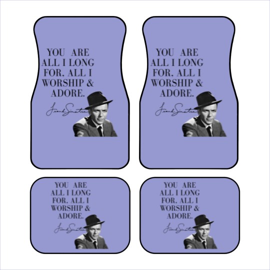 Discover Frank Sinatra Car Mats, Gift for Her, Moon Car Mats, Music Car Mats