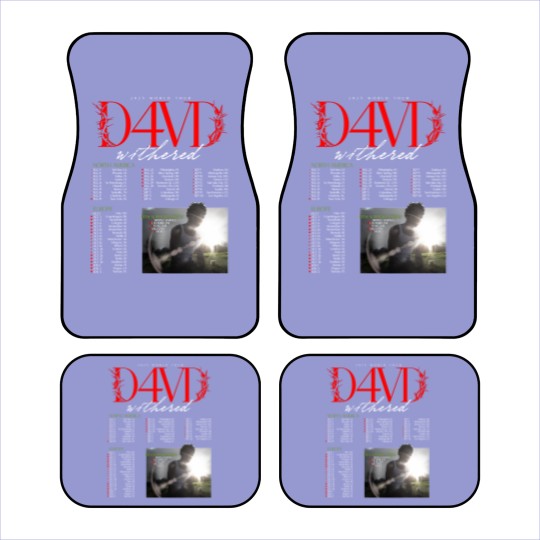 Discover D4VD Withered 2025 World Tour Dates Car Mats