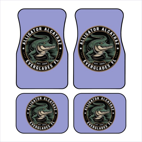 Discover Alligator Alcatraz Car Mats, Everglades Florida Parody Car Mats