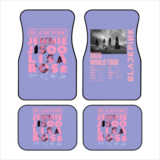 Discover Blackpink world tour 2025 Car Mats