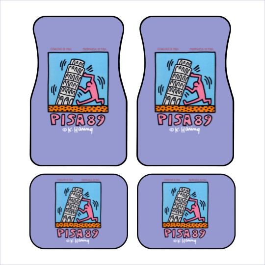 Discover Keith Haring Pisa 89 Car Mats