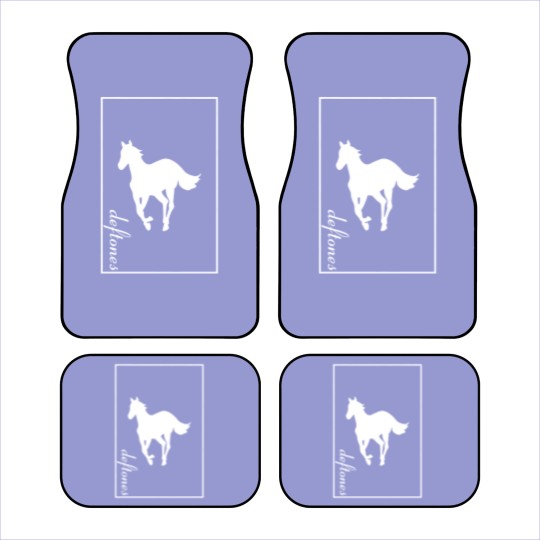 Discover Deftone White Pony Car Mats. Deftone Vintage Pony Car Mats. Men's and Women's sizes