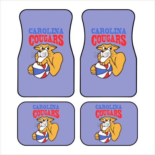 Discover Carolina Cougars Vintage Car Mats
