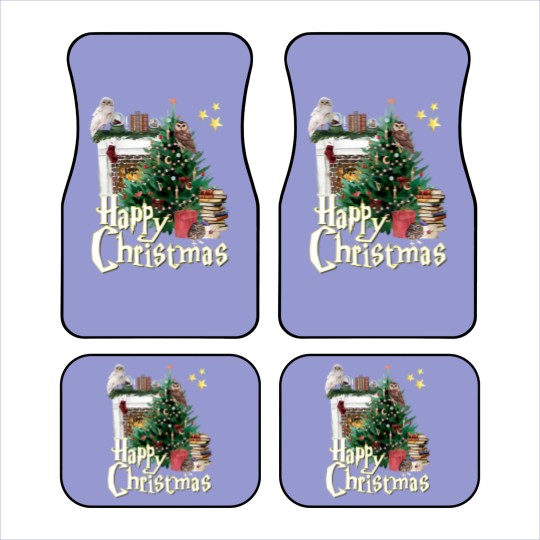 Discover Hogwarts at Christmas Inspired Oversized Car Mats, Wizard School Christmas T, Unisex Car Mats