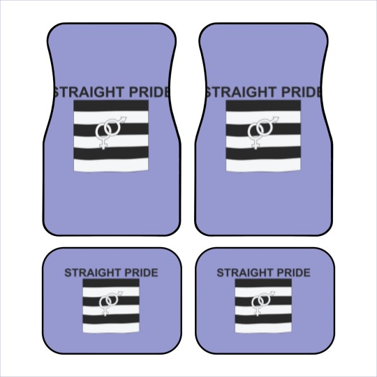 Discover Straight Pride Car Mats Gender Symbols Men & Woman