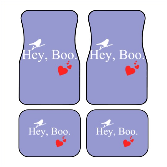Discover Hey Boo Car Mats