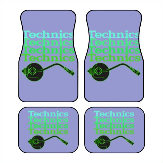 Discover Technics Turntable Car Mats