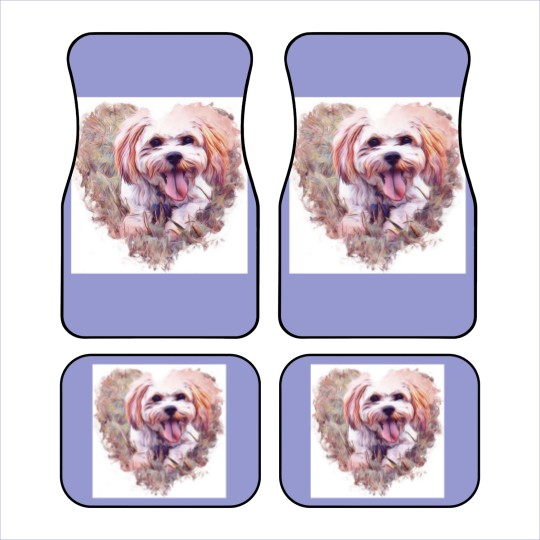Discover Riley the Cavachon Car Mats
