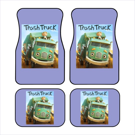 Discover hank and trash truck cartoon Car Mats