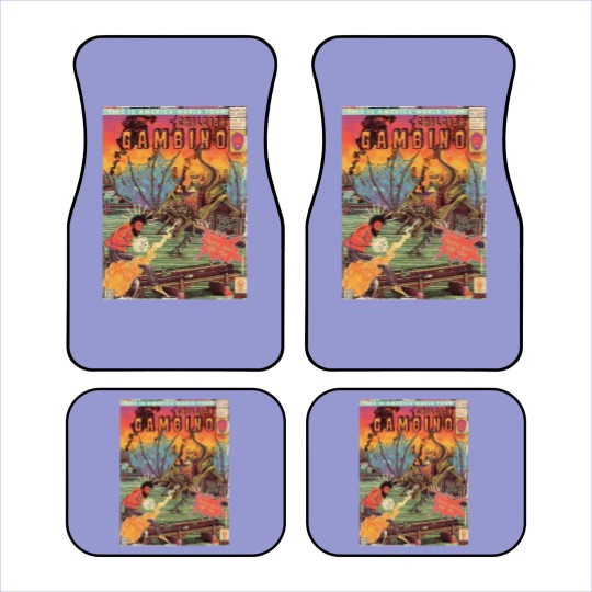 Discover Comic World Tour Gambino  Comic World Tour Gambino Car Mats