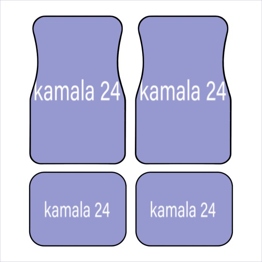 Discover Kamala Harris 2024 Green Car Mats Car Mats | Coconut Tree Summer Brat Vibes