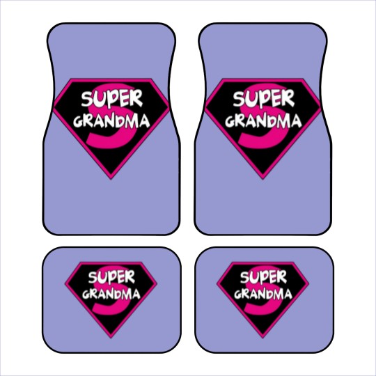 Discover Super Grandma Car Mats